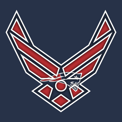 Airforce New England Patriots Logo iron on paper